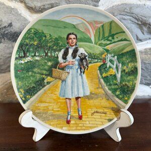 Vintage Wizard of Oz plate "Somewhere Over the Rainbow" 1977